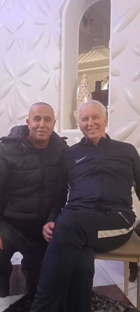 زواوي في زيارة خاصة لعبد الحكيم سرار والاطمئنان على حالته الصحية عبد الحكيم سرار - عبد العزيز زواوي